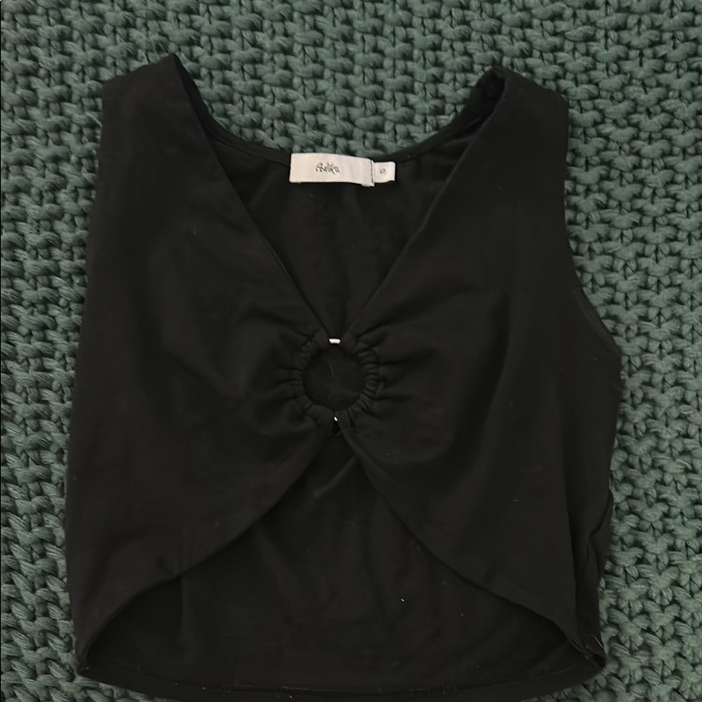 Black Crop Top